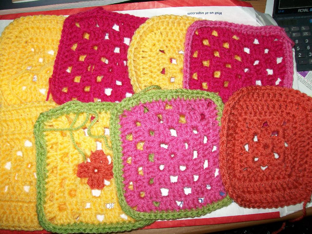 6 Inch Crochet Squares